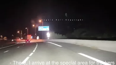 Angela Doll - I get fucked hard and squirted on by a trucker at a highway rest area