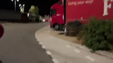 Angela Doll - I get fucked hard and squirted on by a trucker at a highway rest area