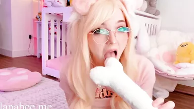 Cute Model Lana Bee Strokes Small Tits- Solo Female Masturbation