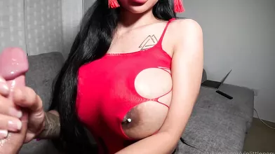 Big Tits Pierced Nipples Handjob Fetish