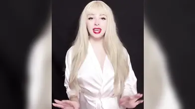 Princess Anna Hot Lingerie Cosplay Blonde model try on blue hot lingerie as Anna from Frozen