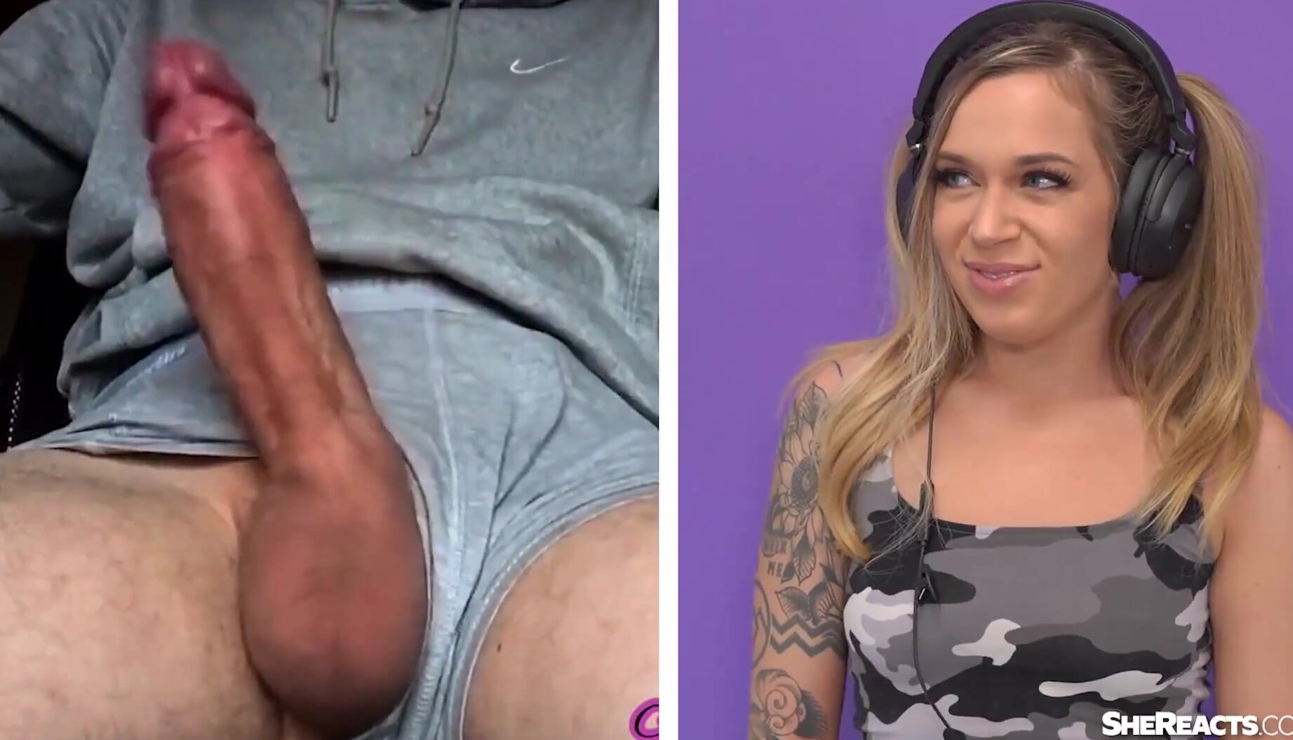 Does she like big cocks? Watch me jerk off