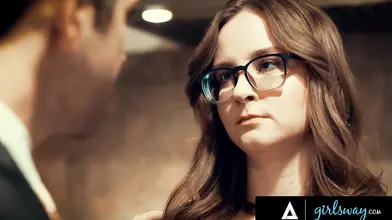 GIRLSWAY - Lonely Woman Cheats On Her Husband With His Boss' Wife Angela White During Couple Dinner